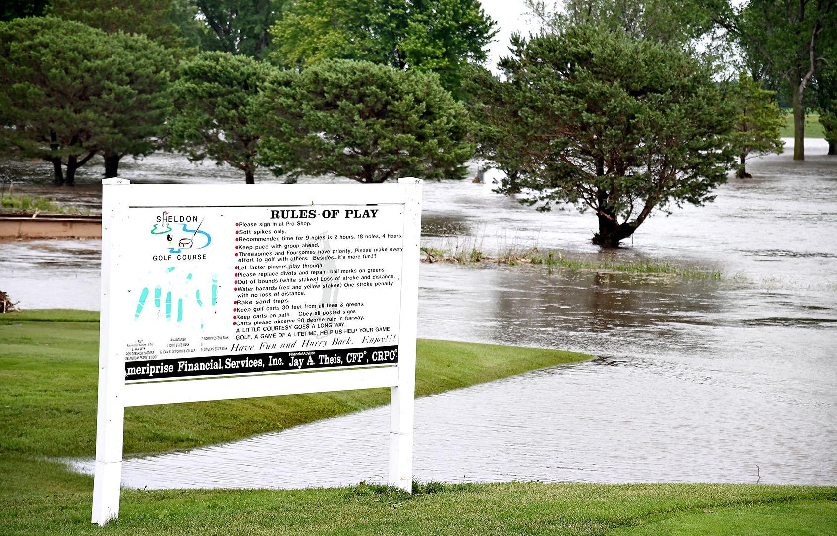 Flooding at Sheldon Golf & Country Club